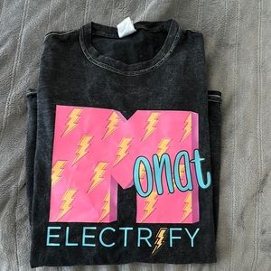 Monat Electrify tee shirt.